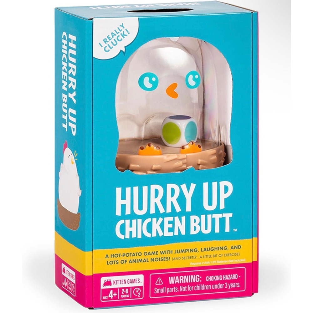 Exploding Kittens Hurry Up Chicken Butt Active Kids Family Game‎ Ages 4+ NEW